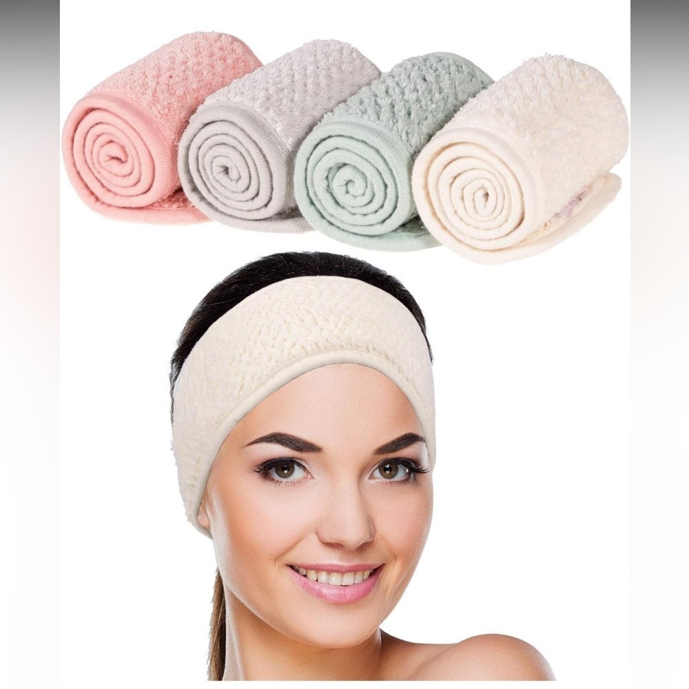Spa Facial Headband adjustable 3 pack - Picture 1 of 7